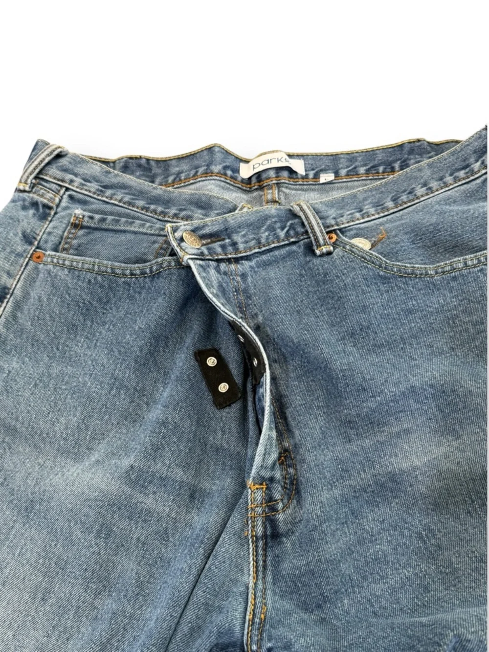 PARKE x Daily Drills Crossover Jean Large 31/32 Baggy Distressed - Picture 7 of 15